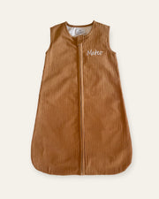 Personalised 1.5 TOG muslin baby sleeping bag, colour selection, Oeko-Tex - Eli&Eli Dubai