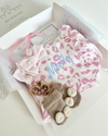 Luxury Baby Blanket Gift Set | Muslin Pink Tiger (4 Pieces)
