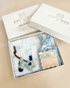 Newborn Boy Gift Hamper Personalised | Baby Blue Bow (4 Pieces)