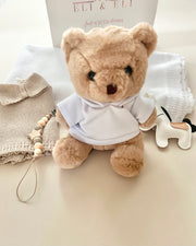 Neutral Babyshower Gift Hamper Personalised | Cloud White (5 Pieces)