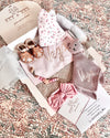 Baby Girl Gift Hamper | Blush Flowers (6 Pieces)
