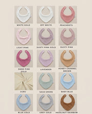 Handmade Muslin Bandana Bibs | Colour Selection