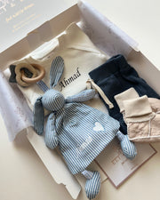 Baby leather wool boots in ivory - view 5 | Eli&Eli