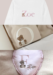 Bear letter embroidery application - view 6 | Eli&Eli