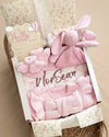 Dream in Pink personalised baby girl gift hamper in baby blush, 6 pieces - Eli&Eli Dubai