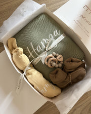 Baby Leather Wool Boots | Caramel Socks (0–1 Year)