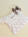 Emma boho muslin dress in white with poppy flowers for babies and girls - Eli&Eli Dubai