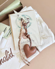 Heart bag charm clip in chocolate brown - view 6 | Eli&Eli