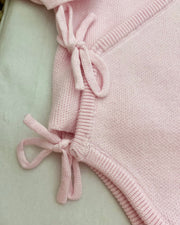 Jacquard summer romper and headband dream blush - view 10 | Eli&Eli