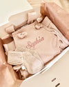 Knot jumpsuit in taupe terry cotton with buttons and adjustable straps, unisex - Eli&Eli Dubai