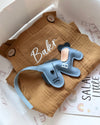 Little horse bag charm in blue for diaper bag or mama bag - Eli&Eli Dubai