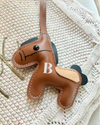 Little horse bag charm in brown for diaper bag or mama bag - Eli&Eli Dubai
