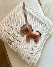 Little horse bag charm in brown - view 2 | Eli&Eli