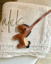 Little horse bag charm in brown - view 3 | Eli&Eli