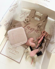 Little horse bag charm in white pink - view 4 | Eli&Eli