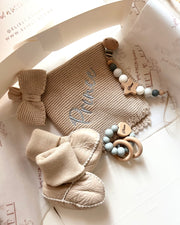 Love wooden teether blue heart - view 5 | Eli&Eli