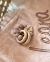 Love wooden teether with blush heart and beads for babies - Eli&Eli Dubai