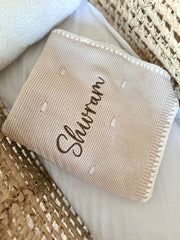 Luxury personalised blanket gift hamper in ivory - view 7 | Eli&Eli