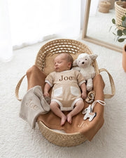 Luxury personalised blanket gift hamper in latte caramel - view 10 | Eli&Eli