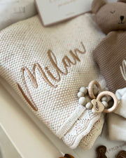 Luxury personalised blanket gift hamper Little Bear - view 10 | Eli&Eli