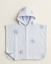 Luxury personalised cotton baby gift hamper in blue ocean - view 2 | Eli&Eli
