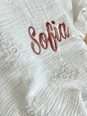 Ruffle Cotton Luxury Muslin Blanket - view 20 | Eli&Eli