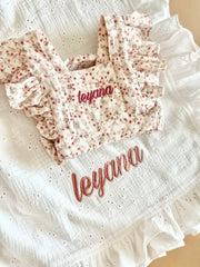 Ruffle Cotton Luxury Muslin Blanket - view 22 | Eli&Eli
