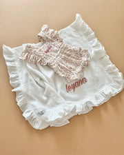 Ruffle Cotton Luxury Muslin Blanket - view 23 | Eli&Eli
