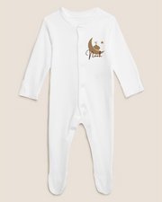 Oriental baby overall moon beige gold - view 3 | Eli&Eli