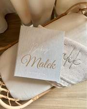 Personalised baby milestone journal - view 2 | Eli&Eli