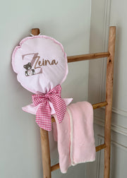 Baby balloon pillow blush muslin - view 4 | Eli&Eli