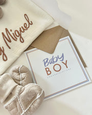 Personalised baby boy greeting card, design 2 - view 3 | Eli&Eli