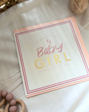 Personalised baby girl greeting card design 3 - view 3 | Eli&Eli