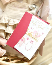 Personalised baby girl greeting card, design 2 - view 2 | Eli&Eli