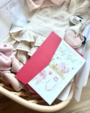 Personalised baby girl greeting card, design 2 - view 4 | Eli&Eli