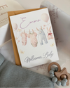 Personalised baby girl greeting card with baby's name - Eli&Eli Dubai