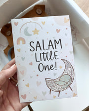 Personalised baby Salam greeting card - view 4 | Eli&Eli
