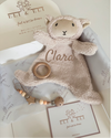 Personalised baby sheep fleece comforter with name - Eli&Eli Dubai
