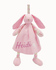 Personalised pink bunny baby toy - view 5 | Eli&Eli