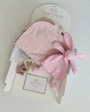 Personalised pink bunny baby toy - view 7 | Eli&Eli