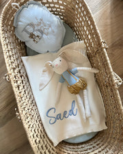 Personalised linen bunny best friend toy - view 4 | Eli&Eli