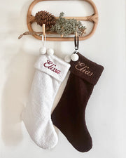 Personalised Christmas stocking white sherpa - view 8 | Eli&Eli