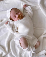 Cozy knitted set coco white - view 4 | Eli&Eli