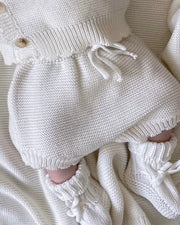 Cozy knitted set coco white - view 5 | Eli&Eli