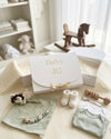 Personalised de luxe gift box in gold for baby gifts - Eli&Eli Dubai