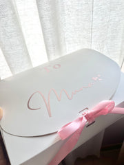 Personalised de luxe gift box in rose gold - view 3 | Eli&Eli