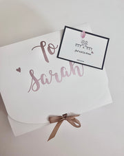 Personalised de luxe gift box in rose gold - view 4 | Eli&Eli