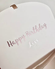 Personalised de luxe gift box in rose gold - view 5 | Eli&Eli