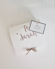 Personalised de luxe gift box in rose gold - view 6 | Eli&Eli