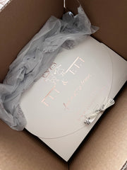 Personalised de luxe gift box in rose gold - view 8 | Eli&Eli